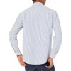 imageAmazon Essentials Mens RegularFit LongSleeve Casual Poplin ShirtBlue White Vertical Stripe