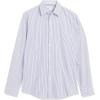 imageAmazon Essentials Mens RegularFit LongSleeve Casual Poplin ShirtBlue White Vertical Stripe
