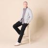 imageAmazon Essentials Mens RegularFit LongSleeve Casual Poplin ShirtGrey
