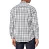 imageAmazon Essentials Mens RegularFit LongSleeve Casual Poplin ShirtGrey Plaid