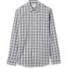imageAmazon Essentials Mens RegularFit LongSleeve Casual Poplin ShirtGrey Plaid