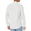 imageAmazon Essentials Mens RegularFit LongSleeve Casual Poplin ShirtLight Grey White Checked