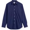 imageAmazon Essentials Mens RegularFit LongSleeve Casual Poplin ShirtNavy