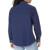 imageAmazon Essentials Mens RegularFit LongSleeve Casual Poplin ShirtNavy