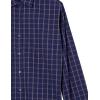 imageAmazon Essentials Mens RegularFit LongSleeve Casual Poplin ShirtNavy Windowpane