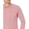 imageAmazon Essentials Mens RegularFit LongSleeve Casual Poplin ShirtRed Gingham