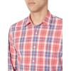 imageAmazon Essentials Mens RegularFit LongSleeve Casual Poplin ShirtWashed Red Windowpane