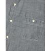 imageAmazon Essentials Mens RegularFit LongSleeve Chambray ShirtGrey