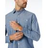 imageAmazon Essentials Mens RegularFit LongSleeve Chambray ShirtRinsed