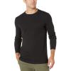 imageAmazon Essentials Mens RegularFit LongSleeve Waffle ShirtBlack