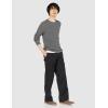 imageAmazon Essentials Mens RegularFit LongSleeve Waffle ShirtCharcoal