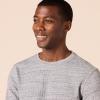 imageAmazon Essentials Mens RegularFit LongSleeve Waffle ShirtLight Grey Heather