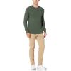 imageAmazon Essentials Mens RegularFit LongSleeve Waffle ShirtOlive Heather