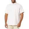 imageAmazon Essentials Mens RegularFit Short Sleeve Stretch Oxford Shirt with PocketPale Pink