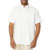 imageAmazon Essentials Mens RegularFit Short Sleeve Stretch Oxford Shirt with PocketWhite
