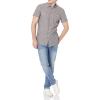 imageAmazon Essentials Mens RegularFit ShortSleeve ButtonDown Chambray ShirtDark Grey