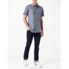 imageAmazon Essentials Mens RegularFit ShortSleeve ButtonDown Chambray ShirtGrey