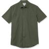 imageAmazon Essentials Mens RegularFit ShortSleeve ButtonDown Chambray ShirtOlive