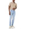 imageAmazon Essentials Mens RegularFit ShortSleeve ButtonDown Chambray ShirtTan