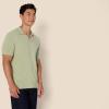 imageAmazon Essentials Mens RegularFit ShortSleeve Knit Polo SweaterSage Green
