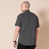 imageAmazon Essentials Mens RegularFit ShortSleeve Print ShirtBlack Floral