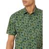 imageAmazon Essentials Mens RegularFit ShortSleeve Print ShirtOlive Flowers