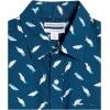 imageAmazon Essentials Mens RegularFit ShortSleeve Print ShirtTeal Blue Birds