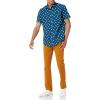 imageAmazon Essentials Mens RegularFit ShortSleeve Print ShirtTeal Blue Birds