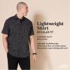 imageAmazon Essentials Mens RegularFit ShortSleeve Print ShirtTeal Blue Birds