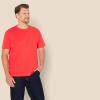 imageAmazon Essentials Mens RelaxedFit Heavyweight Cotton TShirtBright Poppy Red
