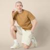 imageAmazon Essentials Mens RelaxedFit Heavyweight Cotton TShirtDark Tan