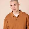 imageAmazon Essentials Mens RelaxedFit Knit Polo SweaterCaramel