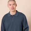 imageAmazon Essentials Mens RelaxedFit Knit Polo SweaterNavy