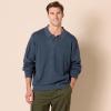 imageAmazon Essentials Mens RelaxedFit Knit Polo SweaterNavy