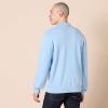 imageAmazon Essentials Mens RelaxedFit Knit Polo SweaterPowder Blue