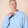 imageAmazon Essentials Mens RelaxedFit Knit Polo SweaterPowder Blue