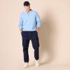 imageAmazon Essentials Mens RelaxedFit Knit Polo SweaterPowder Blue
