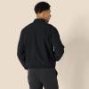imageAmazon Essentials Mens RelaxedFit Lightweight Stretch ZipUp Bomber JacketBlack