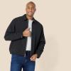 imageAmazon Essentials Mens RelaxedFit Lightweight Stretch ZipUp Bomber JacketBlack