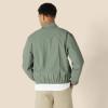imageAmazon Essentials Mens RelaxedFit Lightweight Stretch ZipUp Bomber JacketDark Olive