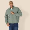 imageAmazon Essentials Mens RelaxedFit Lightweight Stretch ZipUp Bomber JacketDark Olive