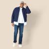 imageAmazon Essentials Mens RelaxedFit Lightweight Stretch ZipUp Bomber JacketNavy