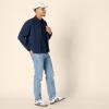 imageAmazon Essentials Mens RelaxedFit Lightweight Stretch ZipUp Bomber JacketNavy