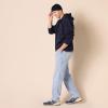 imageAmazon Essentials Mens RelaxedFit Workwear Carpenter JeanLight Blue Wash