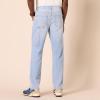 imageAmazon Essentials Mens RelaxedFit Workwear Carpenter JeanLight Blue Wash