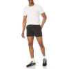imageAmazon Essentials Mens SlimFit 5quot FlatFront Comfort Stretch Chino Short Previously GoodthreadsBlack