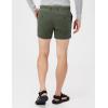 imageAmazon Essentials Mens SlimFit 5quot FlatFront Comfort Stretch Chino Short Previously GoodthreadsDark Green
