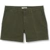 imageAmazon Essentials Mens SlimFit 5quot FlatFront Comfort Stretch Chino Short Previously GoodthreadsDark Green