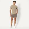 imageAmazon Essentials Mens SlimFit 5quot FlatFront Comfort Stretch Chino Short Previously GoodthreadsGrey