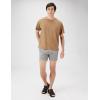 imageAmazon Essentials Mens SlimFit 5quot FlatFront Comfort Stretch Chino Short Previously GoodthreadsLight Grey